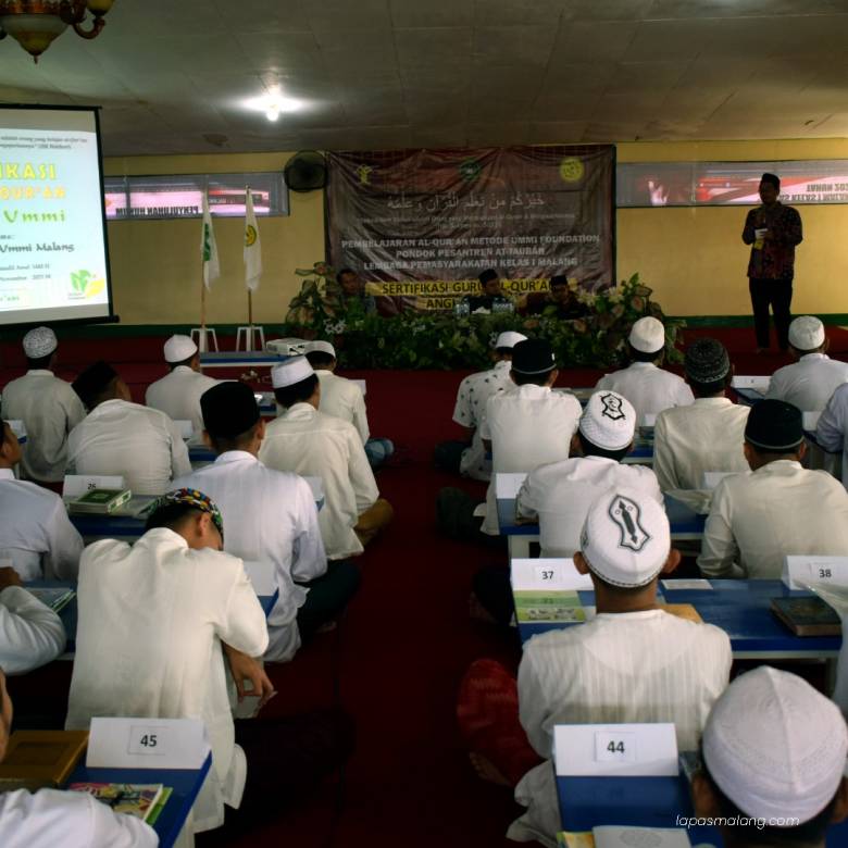Siap Jadi Guru Al-Qur’an WBP Lapas Kelas I Malang  Ikuti Sertifikasi Metode UMMI